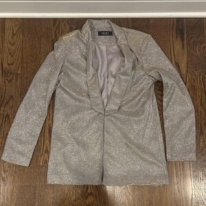 Sparkling Silver Women's Blazer